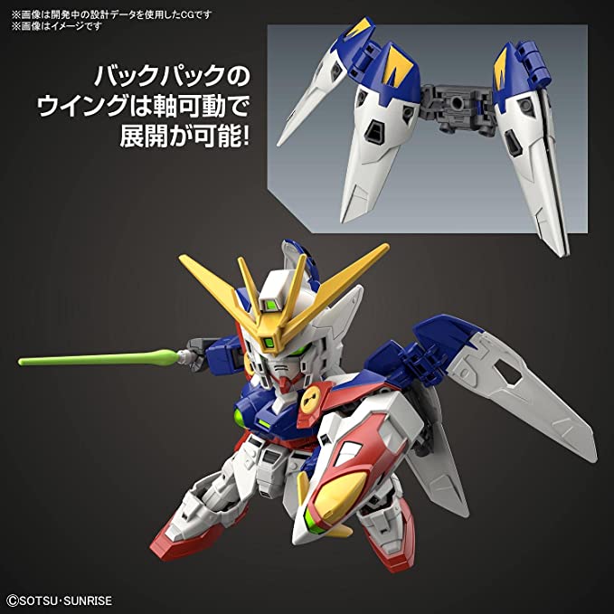 Gunpla SD Gundam EX-Standard Wing Gundam Zero-Bandai-Ace Cards &amp; Collectibles