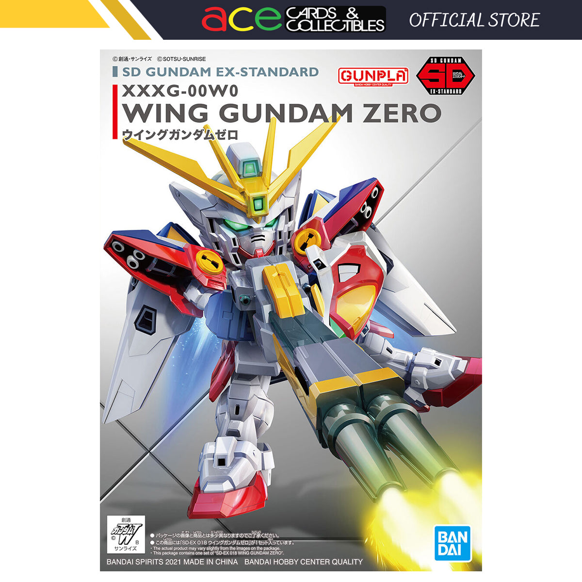 Gunpla SD Gundam EX-Standard Wing Gundam Zero-Bandai-Ace Cards & Collectibles