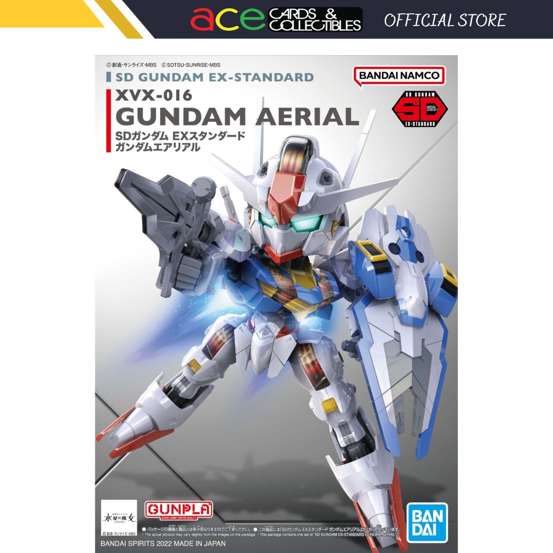 Gunpla SD Gundam Ex-Standard Gundam Aerial-Bandai-Ace Cards & Collectibles