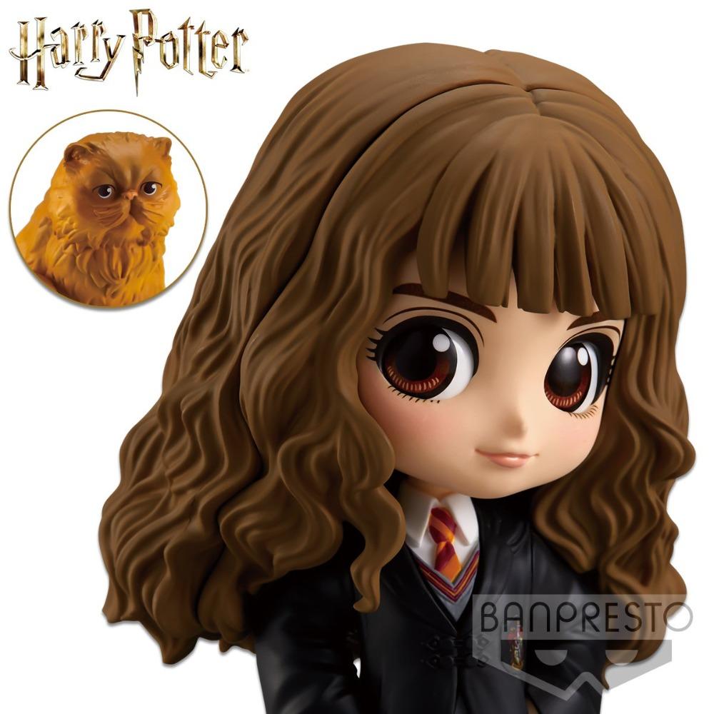 Harry Potter Q Posket "Hermione Granger" with Crookshanks (Reissue)-Bandai-Ace Cards & Collectibles