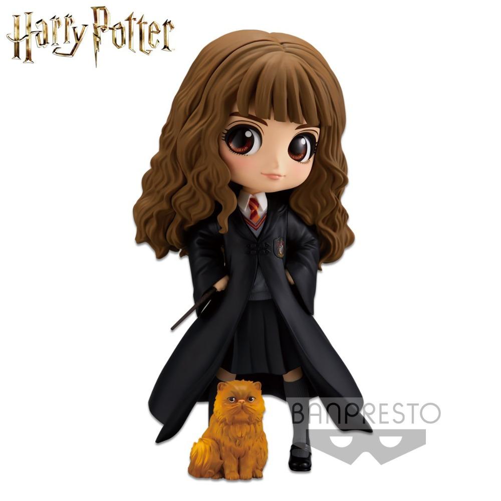 Harry Potter Q Posket "Hermione Granger" with Crookshanks (Reissue)-Bandai-Ace Cards & Collectibles
