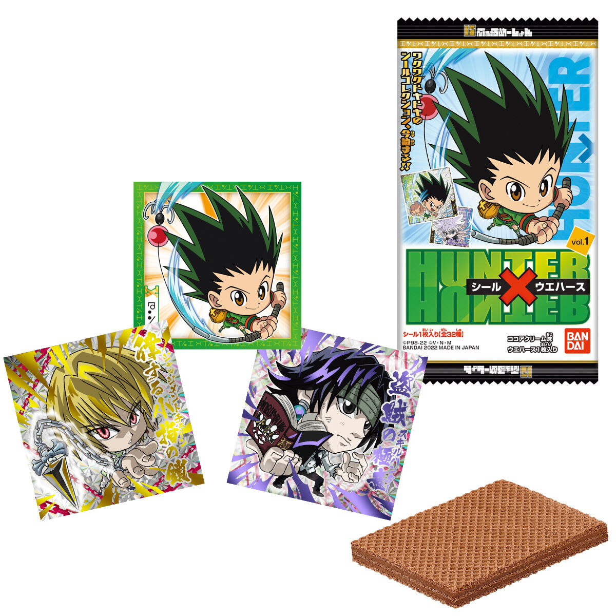 Hunter X Hunter Sticker Wafer Vol. 1-Single Pack (Random)-Bandai-Ace Cards & Collectibles