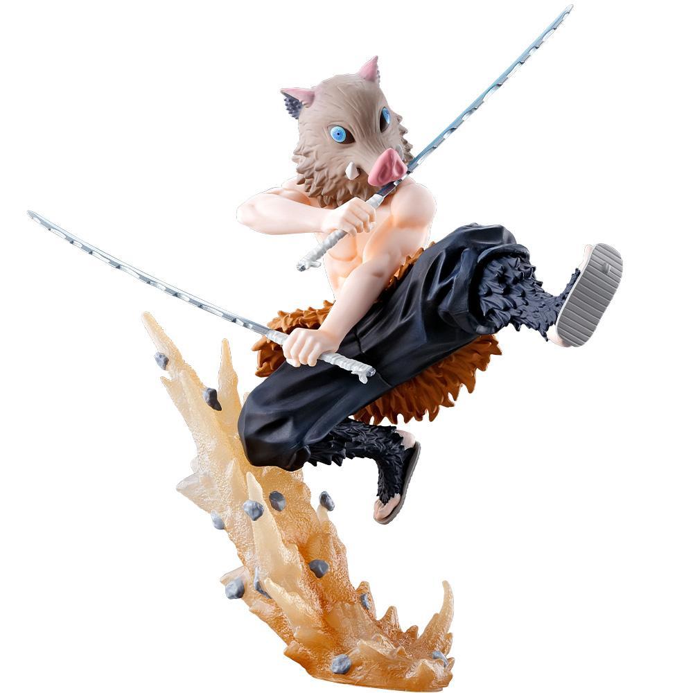 Ichiban Kuji Demon Slayer: Kimetsu no Yaiba Vol. 4 "Prize D - Inosuke Hashibira"-Bandai-Ace Cards & Collectibles