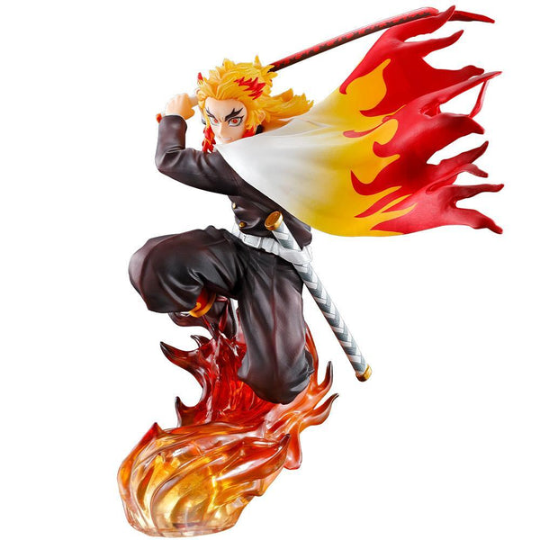 Ichiban Kuji Demon Slayer: Kimetsu no Yaiba Vol. 4 "Prize E - Kyojuro Rengoku"-Bandai-Ace Cards & Collectibles