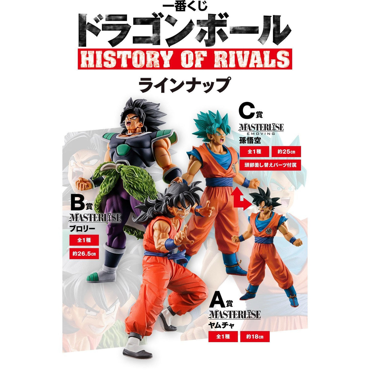 Ichiban Kuji Dragon Ball &quot;History of Rivals&quot;-Bandai-Ace Cards &amp; Collectibles