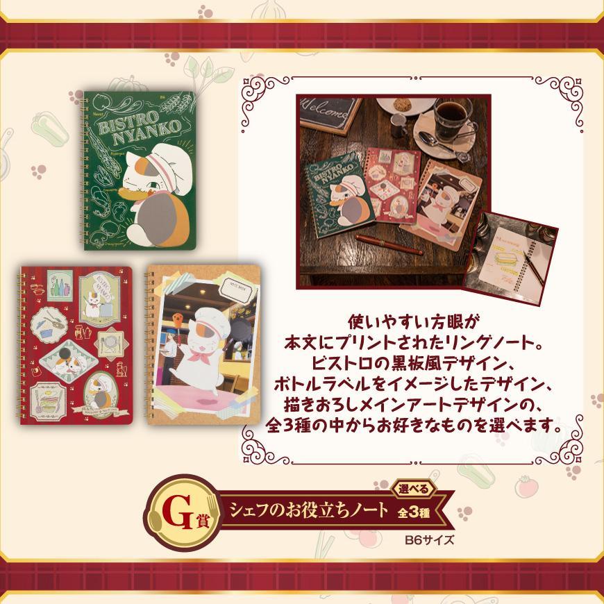 Ichiban Kuji Natsume&#39;s Book of Friends ~Nyanko-sensei&#39;s Manpuku Bistro~-Bandai-Ace Cards &amp; Collectibles