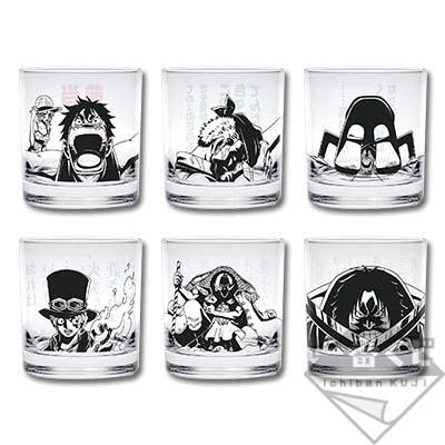 Ichiban Kuji One Piece Battle Memories "Prize F" -Quotations Glass (Random)-Bandai-Ace Cards & Collectibles