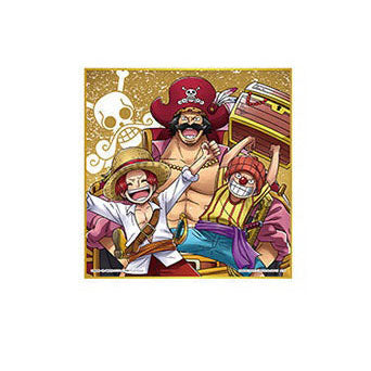 Ichiban Kuji One Piece &quot;Best of Omnibus&quot; H Prize - Memorial Art Board-Roger &amp; Buggy &amp; Shanks-Bandai-Ace Cards &amp; Collectibles