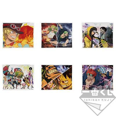 Ichiban Kuji One Piece Great Banquet &quot;Prize I&quot; -Glass Plate (Random)-Bandai-Ace Cards &amp; Collectibles