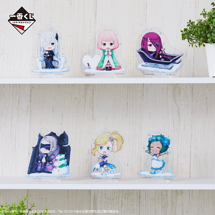 Ichiban Kuji Re: Life in a Different World from Zero -Girls Falling Down in Winter-Bandai-Ace Cards &amp; Collectibles