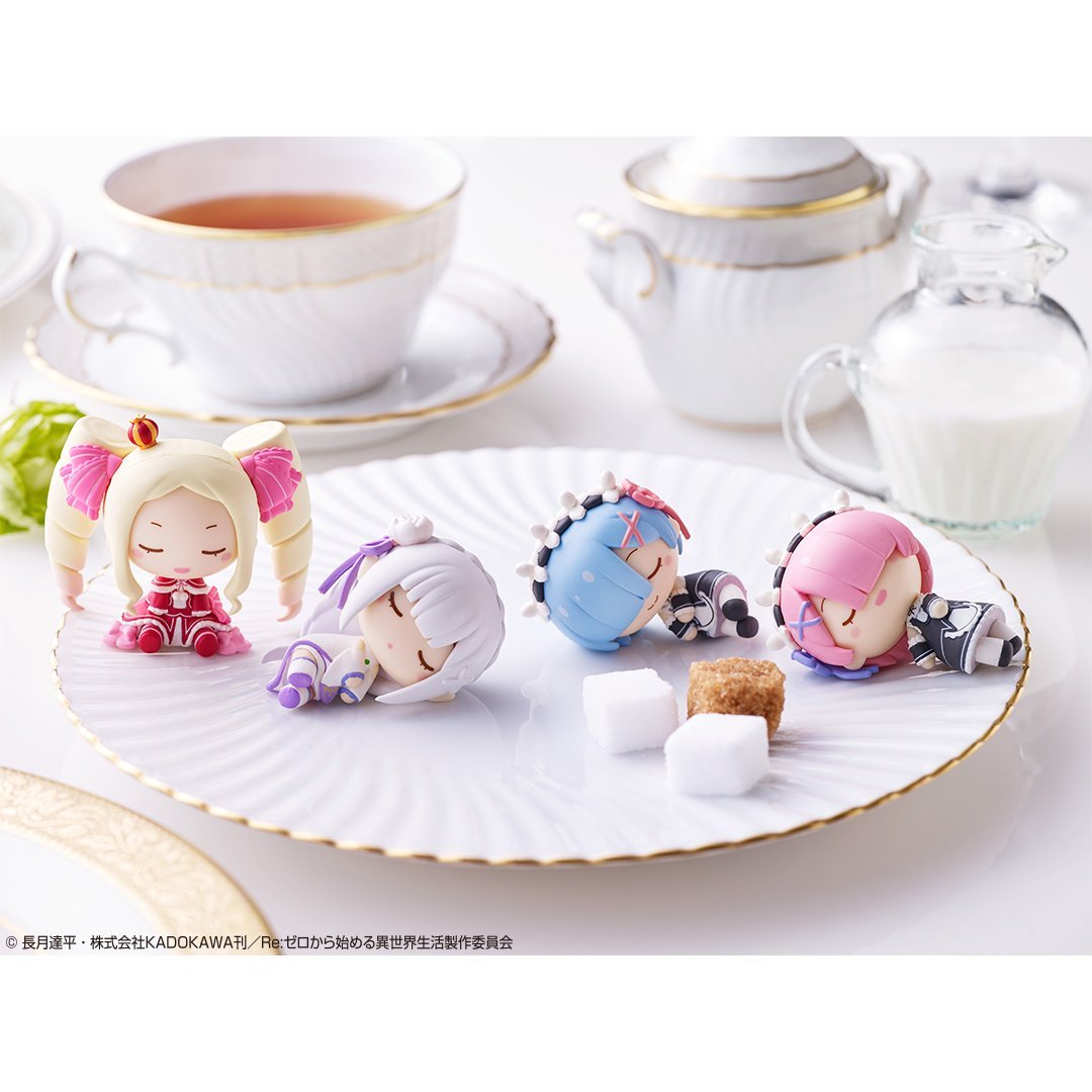 Ichiban Kuji Re: Zero Starting Life in Another World -Madoro Tea Party- &quot;Prize G - Chocokko Figure Madoromi ver. (Random)&quot;-Bandai-Ace Cards &amp; Collectibles