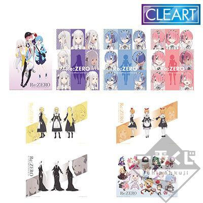 Ichiban Kuji Re: Zero Starting Life in Another World -The Story Is To Be Continued- "Prize E - A4 Art Criart (Random)"-Bandai-Ace Cards & Collectibles