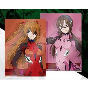 Ichiban Kuji Shin Evangelion Movie Version-First Unit, Sortie! &quot;Prize I&quot; -Award Clear File Set-Asuka &amp; Makinami-Bandai-Ace Cards &amp; Collectibles