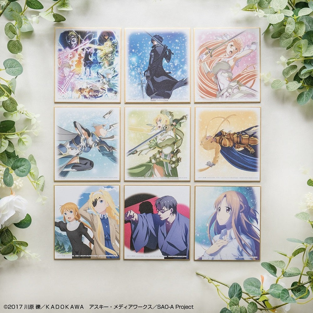 Ichiban Kuji Sword Art Online Alicization War Of Underworld G Prize - Teaser and Promotional IIlustrations Mini Colored Paper-Leafa-Bandai-Ace Cards & Collectibles