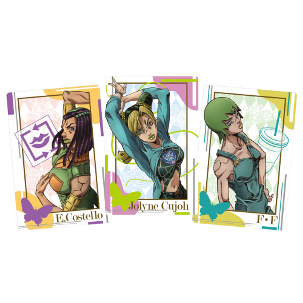 JoJo&#39;s Bizarre Adventure Stone Ocean Character Card Collection Wafer Vol.2-Single Pack (Random)-Bandai-Ace Cards &amp; Collectibles