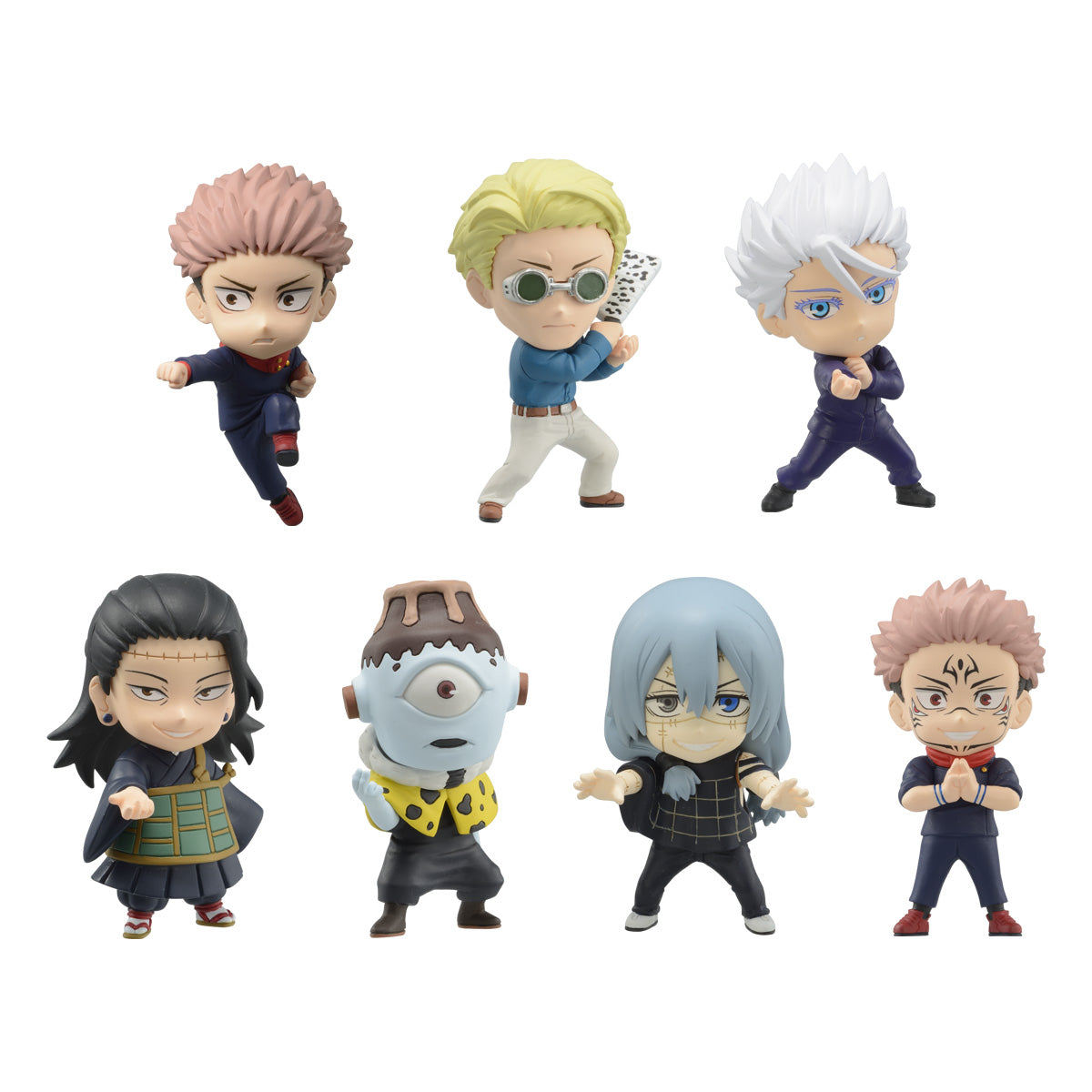 Jujutsu Kaisen Adverge Motion 2-Completed Set of 7-Bandai-Ace Cards &amp; Collectibles