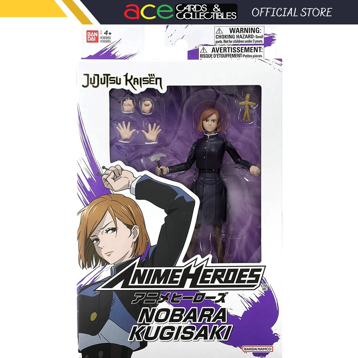 Jujutsu Kaisen Anime Heroes &quot;Nobara Kugisaki&quot; Action Figure-Bandai-Ace Cards &amp; Collectibles