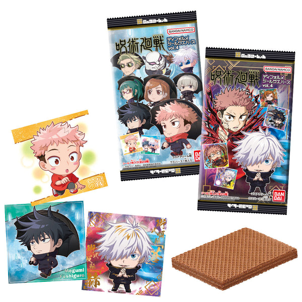 Jujutsu Kaisen Deformed Seal Wafers Vol. 4-Single Pack (Random)-Bandai-Ace Cards & Collectibles