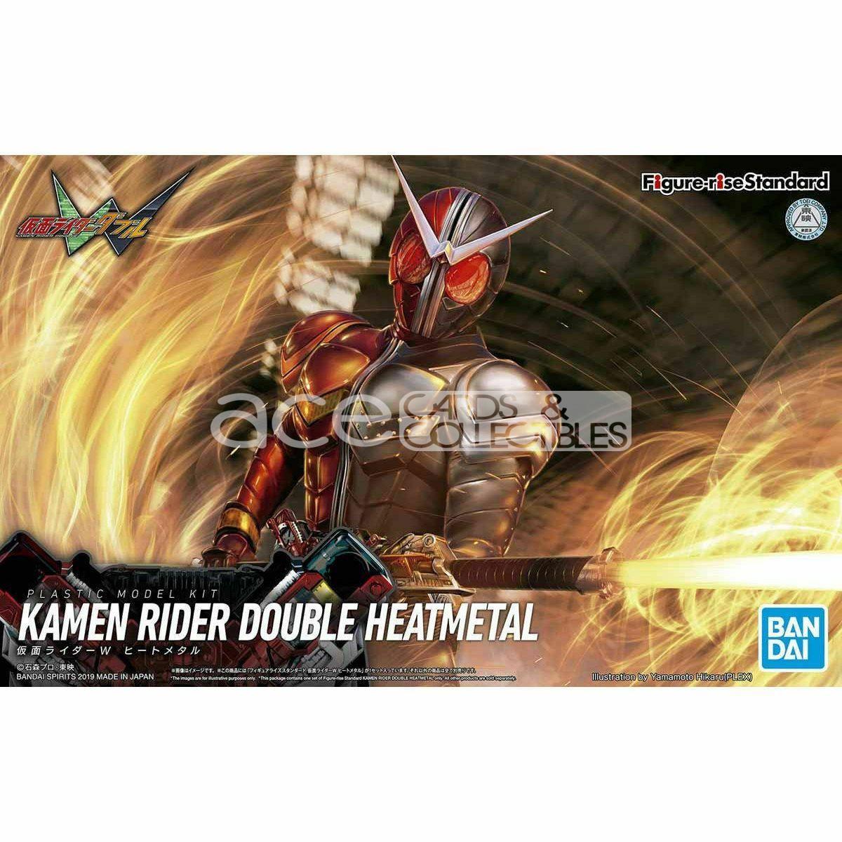 Kamen Rider Figure-rise Standard Kamen Rider Double Heatmetal-Bandai-Ace Cards & Collectibles