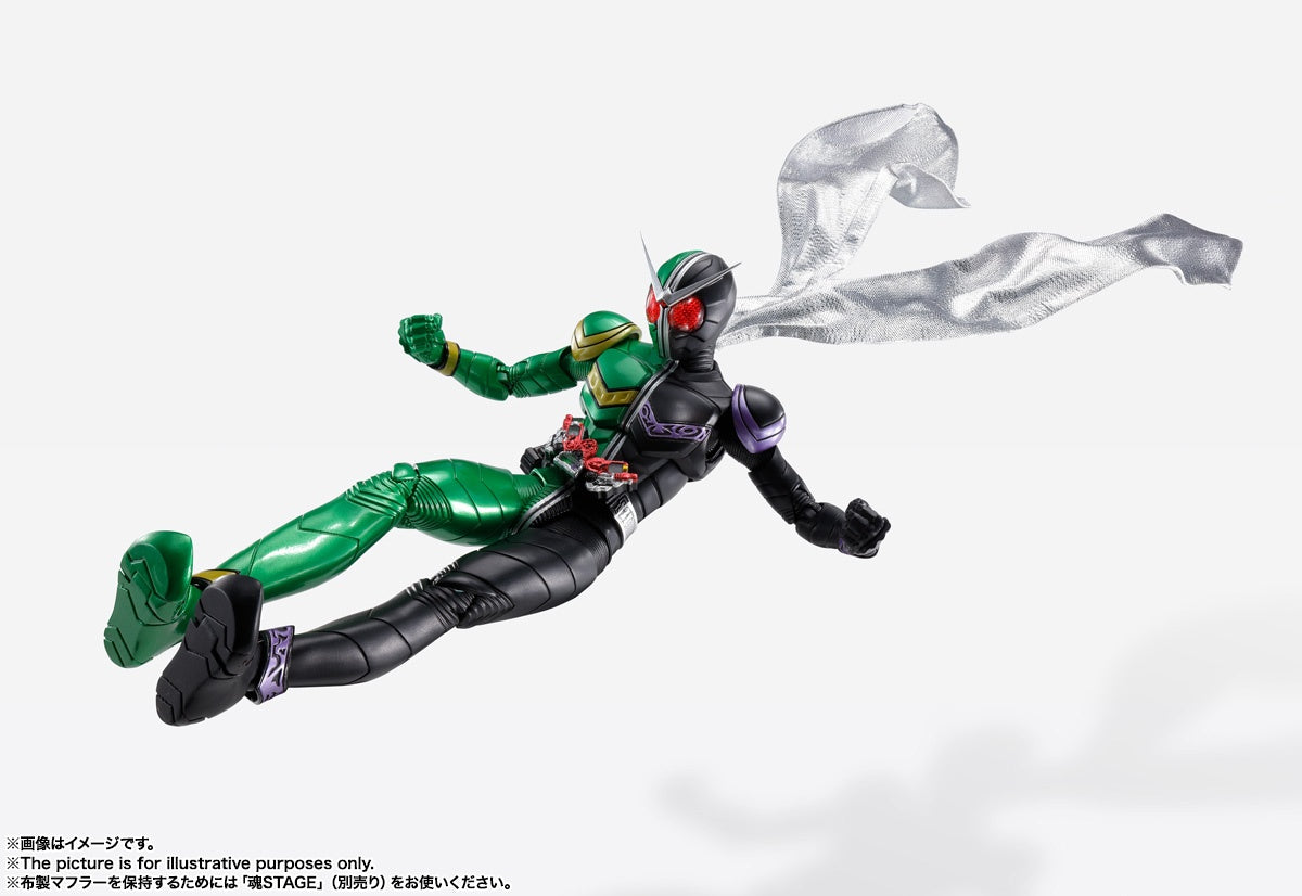 Kamen Rider S.H.Figuarts &quot;Cyclone Joker Fuuto PI Animation Memorial&quot; SHINKOCCHOUSEIHOU (True Bone Carving Method)-Bandai-Ace Cards &amp; Collectibles