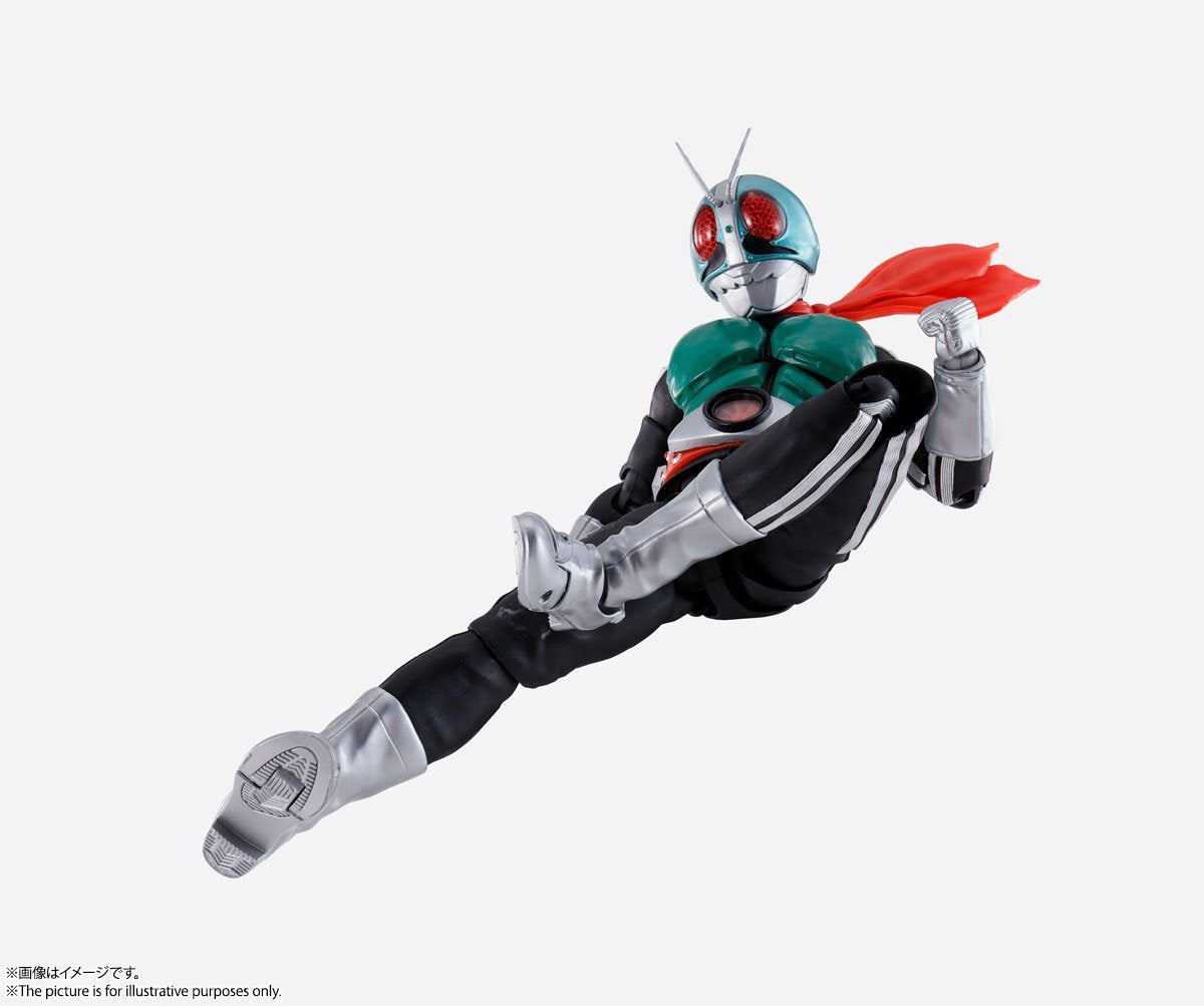 Kamen Rider S.H.Figuarts "New No. 1 - 50th Anniversary Ver." SHINKOCCHOUSEIHOU (True Bone Carving Method)-Bandai-Ace Cards & Collectibles