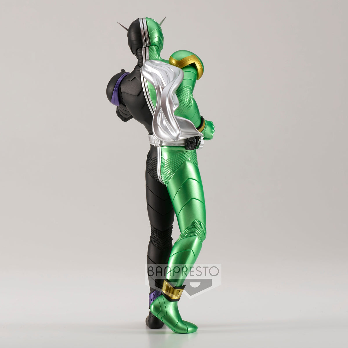 Kamen Rider W Hero&#39;s Brave Statue &quot;Kamen Rider Cyclone Joker&quot; (Ver. A)-Bandai-Ace Cards &amp; Collectibles