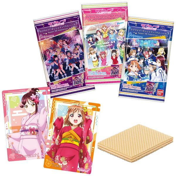 Love Live! Sunshine!! -Aqours 5th Anniversary- Vol.3 Wafer-Single Pack (Random)-Bandai-Ace Cards & Collectibles