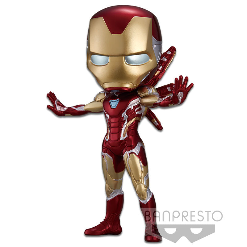 Marvel Q Posket "Iron Man" (Battle Ver. B)-Bandai-Ace Cards & Collectibles