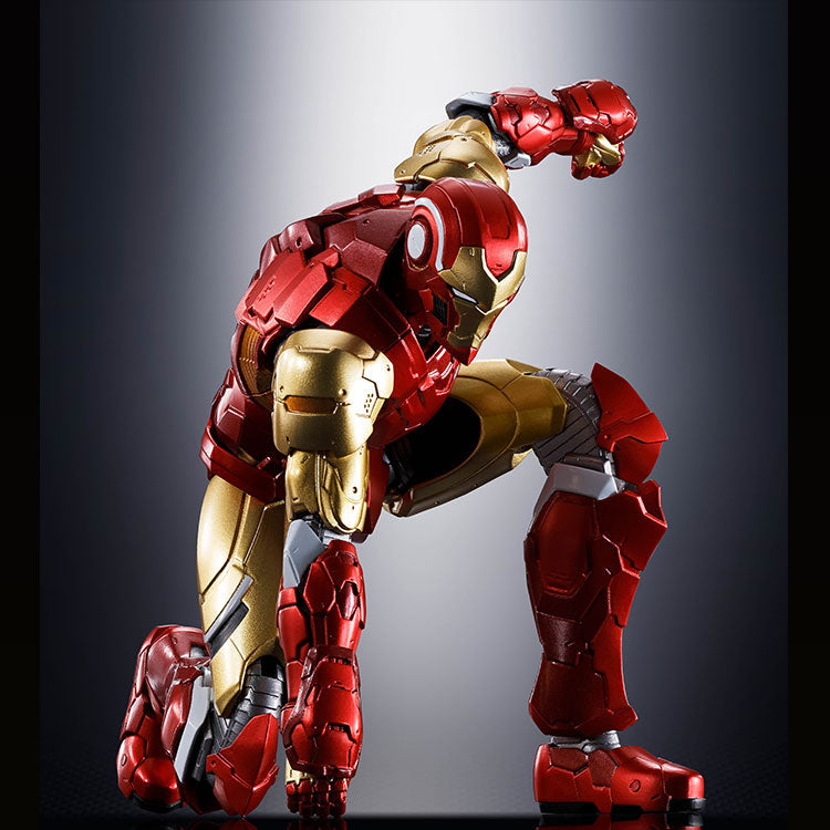 Marvel S.H.Figuart &quot;Iron Man&quot; (Tech-On Avengers)-Bandai-Ace Cards &amp; Collectibles