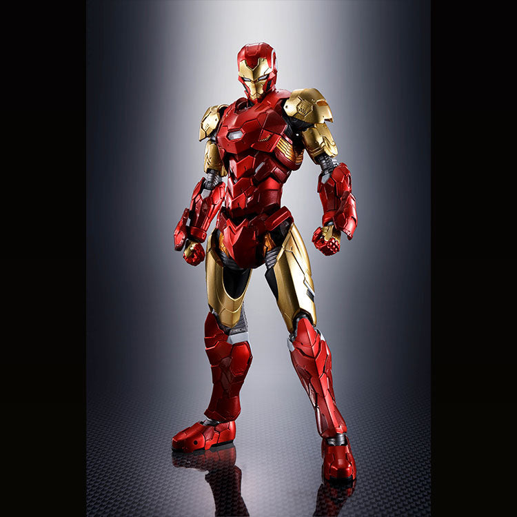 Marvel S.H.Figuart &quot;Iron Man&quot; (Tech-On Avengers)-Bandai-Ace Cards &amp; Collectibles