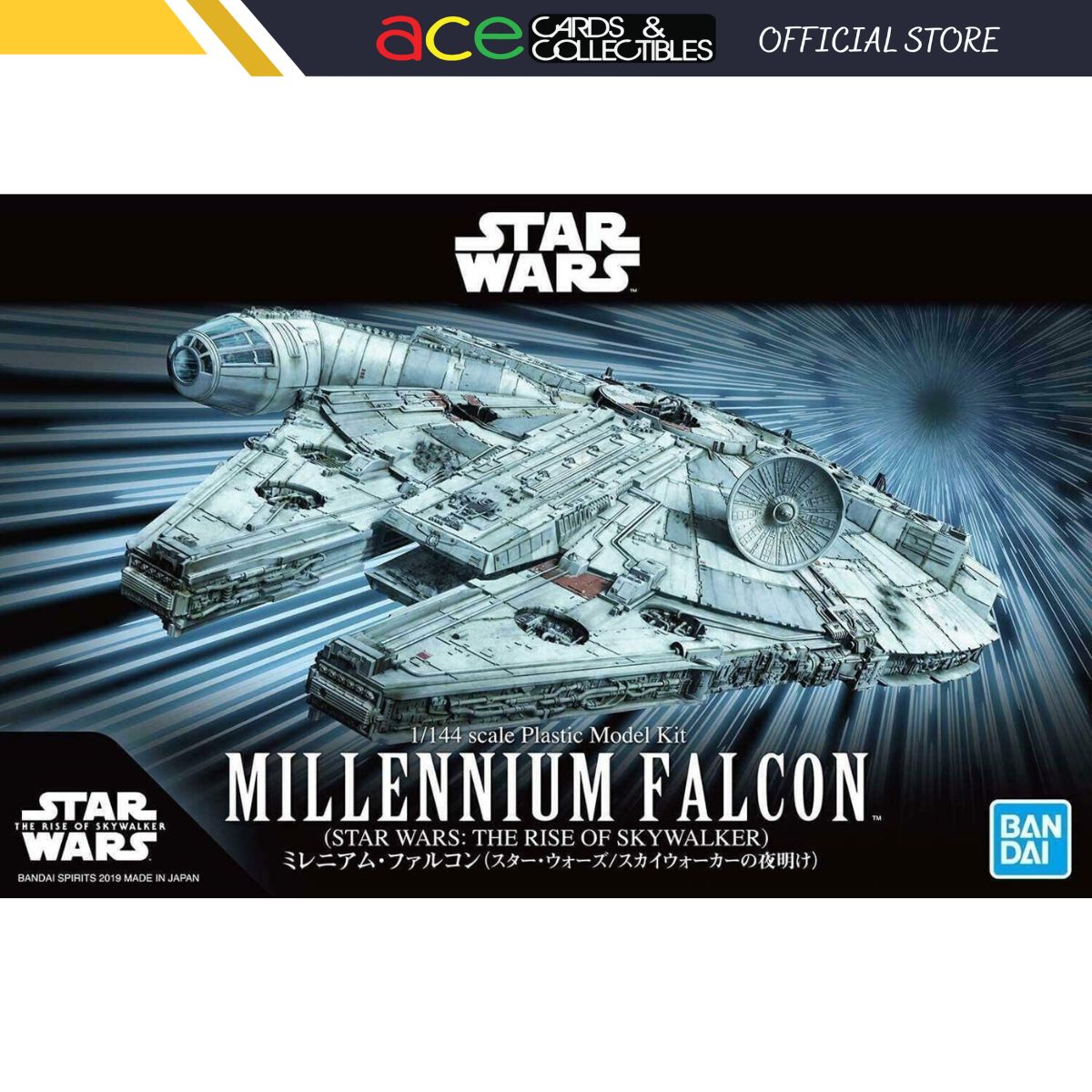 Millennium Falcon 1/144 (SW:The Rise Of Sky walker)-Bandai-Ace Cards &amp; Collectibles