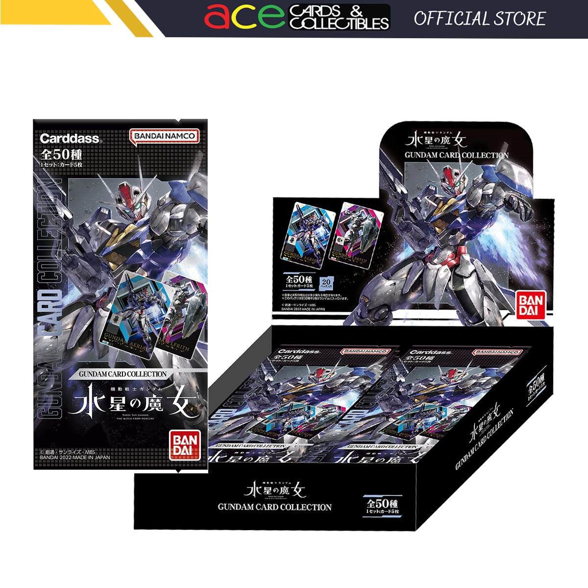Mobile Suit Gundam: The Witch from Mercury Card Collection-Single Pack (Random)-Bandai-Ace Cards & Collectibles