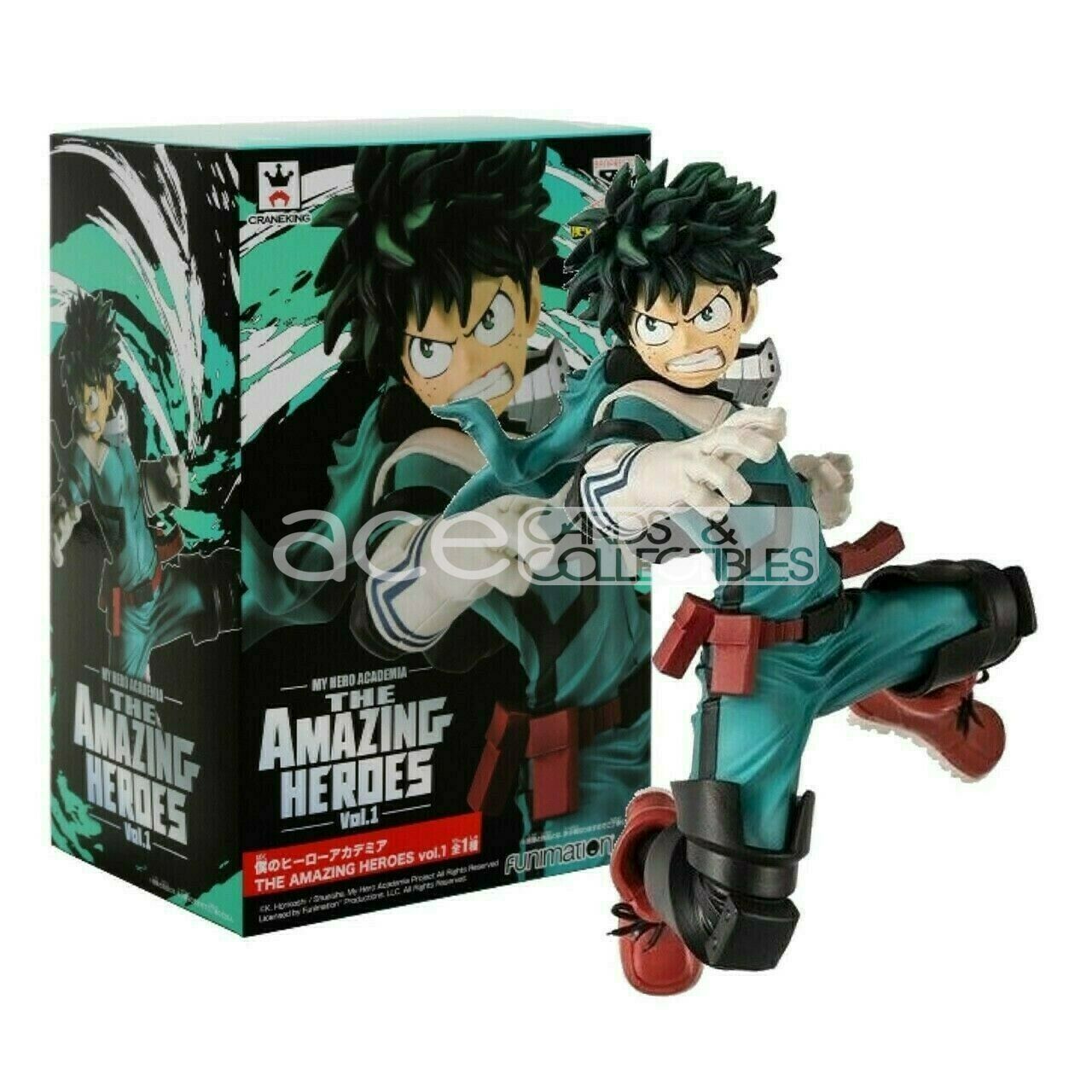 My Hero Academia -The Amazing Heroes- Vol. 1 "Izuku Midoriya"-Bandai-Ace Cards & Collectibles