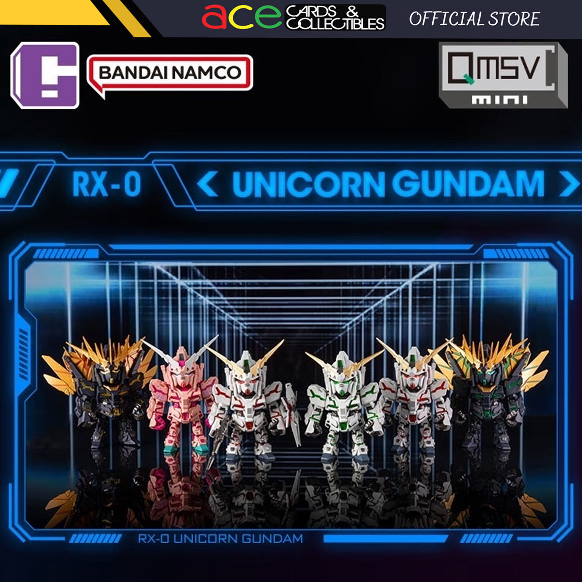 GUNDAM RX-0 Unicorn QMSV Mini-Single Box (Random)-Bandai Namco-Ace Cards & Collectibles