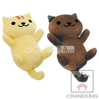 Nekoatsume That's Have Fun "Creamtora San/Cyoko San" Big Plush-Bandai-Ace Cards & Collectibles