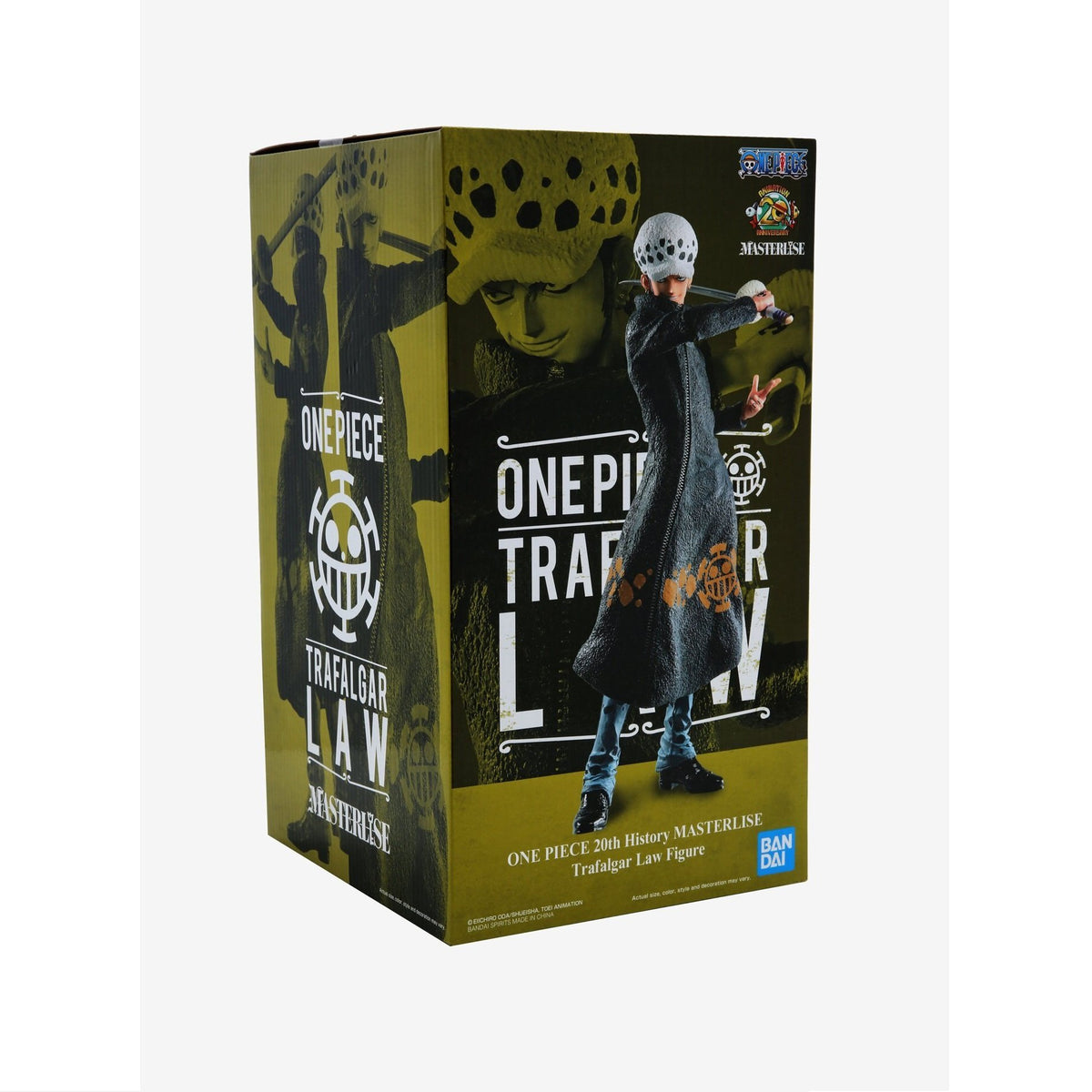 One Piece 20th History Masterlise &quot;Trafalgar Law&quot;-Bandai-Ace Cards &amp; Collectibles