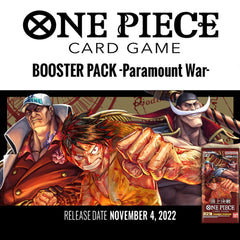 paramount war one piece card game TCG Booster Box Featuring characters such as Whitebeard Pirates BOOSTER PACK -PARAMOUNT WAR-