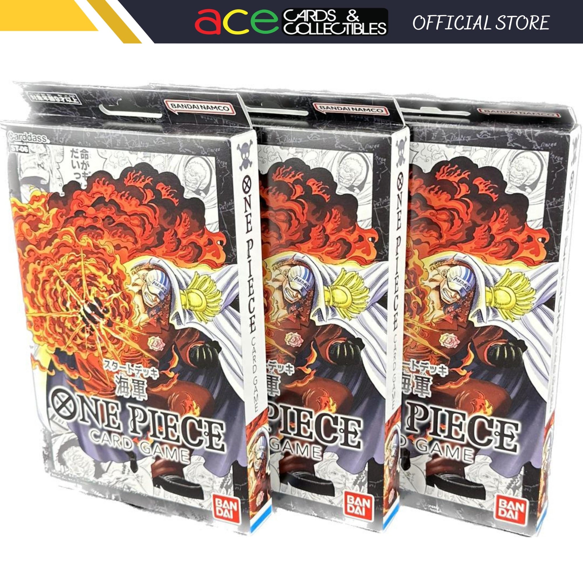 One Piece Card Game The Navy Starter Deck (ST-06) (Japanese)-Bandai-Ace Cards & Collectibles