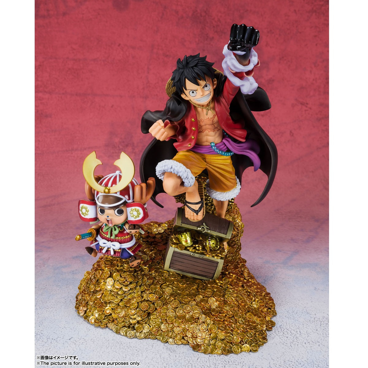 One Piece Figuarts Zero "Monkey D. Luffy" The 100th Anniversary of WT100 Great Pirates 100 Views Drawn-Bandai-Ace Cards & Collectibles