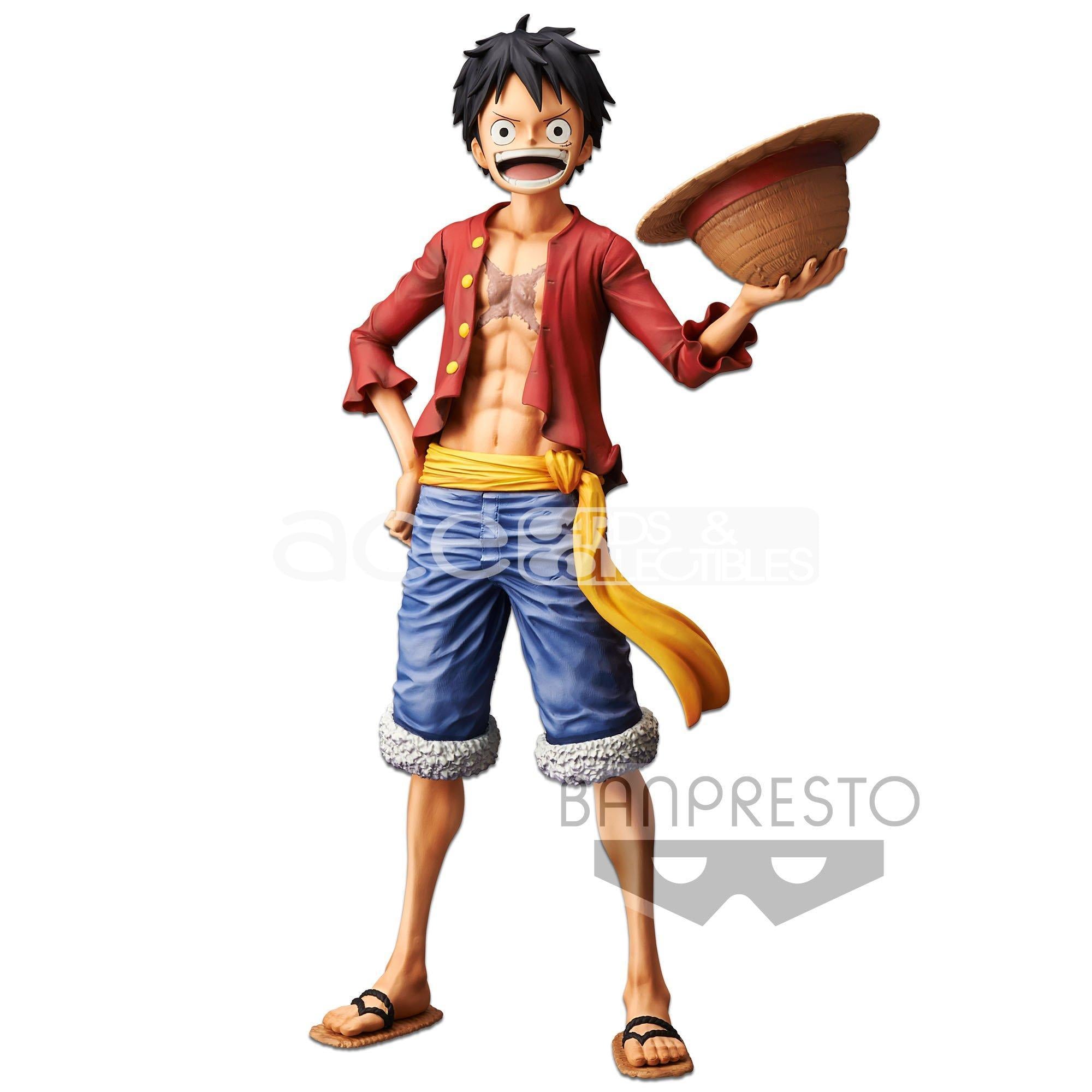 Petitrama DX Monkey D. Luffy Figure One Piece Collectible By Megahouse