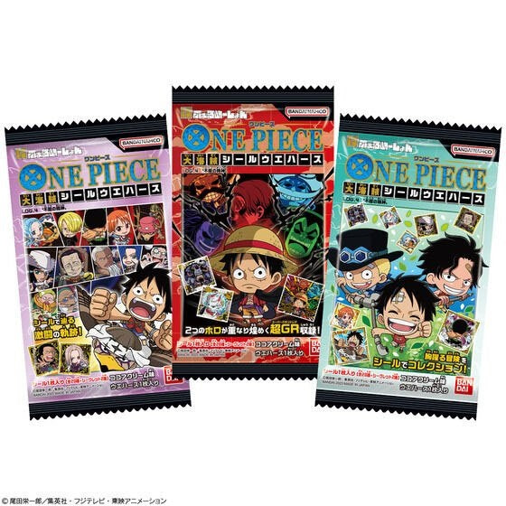 One Piece Great Pirate Seal Wafer Log.4-Single Pack (Random)-Bandai-Ace Cards & Collectibles