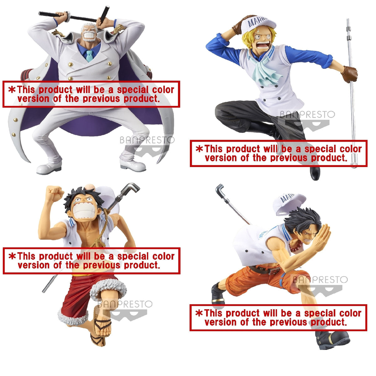 One Piece Magazine A Piece of Dream #1 (Special Ver.)-Complete Set of 4-Bandai-Ace Cards &amp; Collectibles