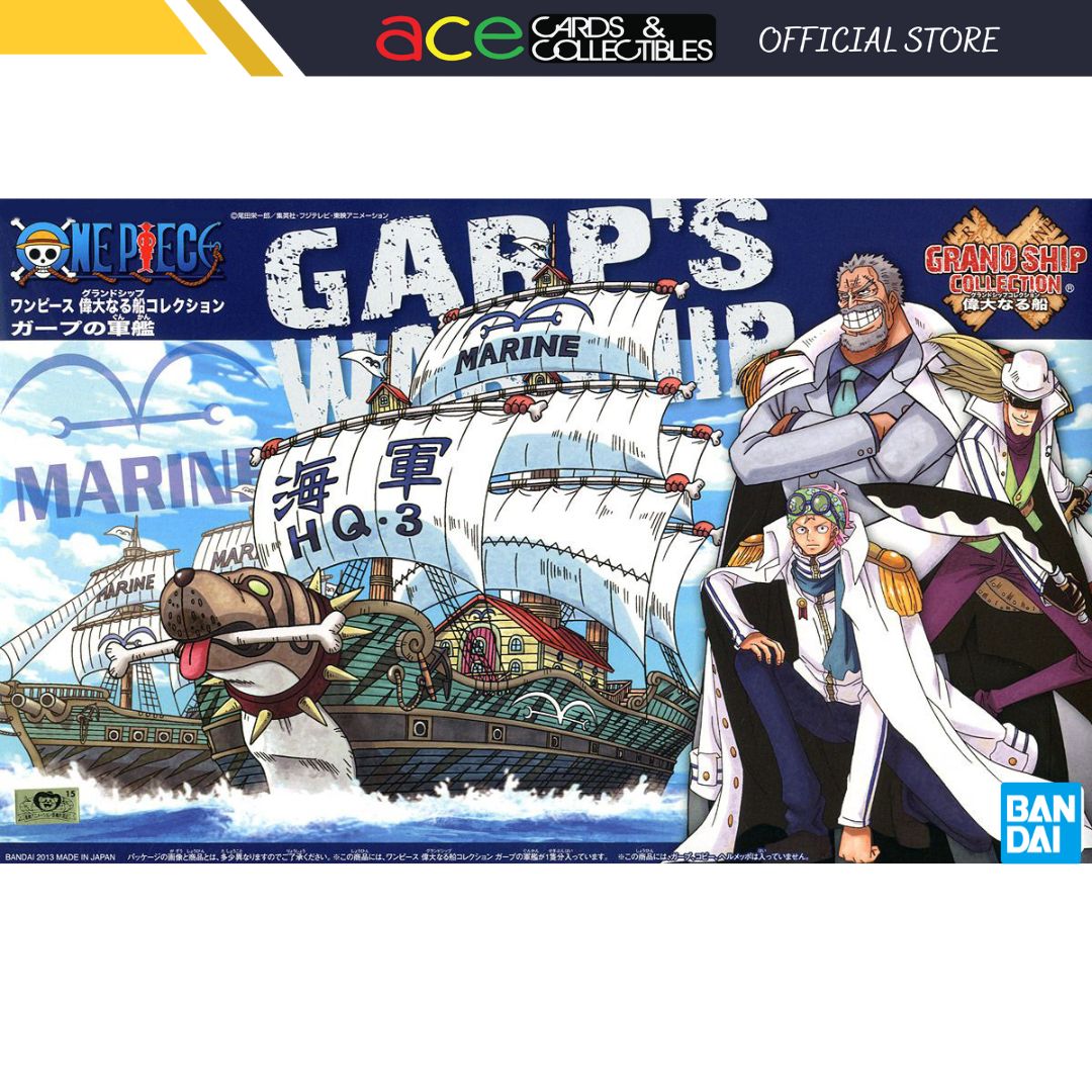 One Piece Plastic Model Kit Grand Ship Collection Garp&#39;s Warship-Bandai-Ace Cards &amp; Collectibles