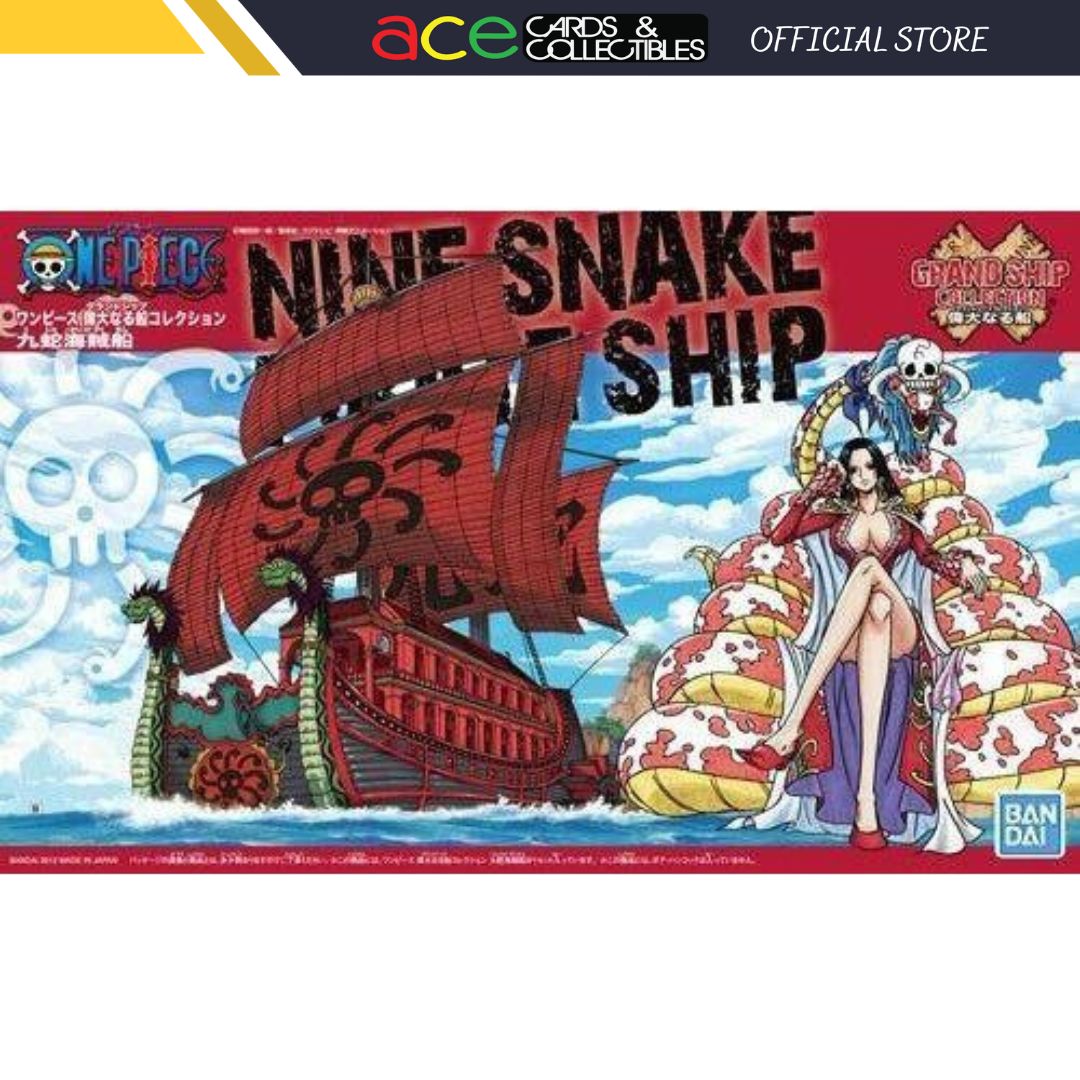 One Piece Plastic Model Kit Grand Ship Collection Kuja Nine Snake Pirate Ship-Bandai-Ace Cards & Collectibles