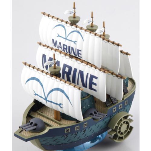 One Piece Plastic Model Kit Grand Ship Collection Marine Warship-Bandai-Ace Cards &amp; Collectibles