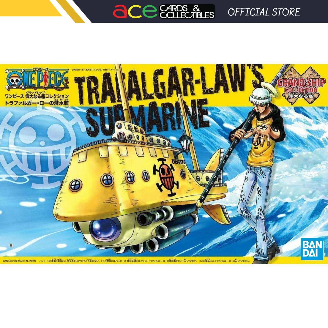One Piece Plastic Model Kit Grand Ship Collection Trafalgar-Law&#39;s Submarine-Bandai-Ace Cards &amp; Collectibles