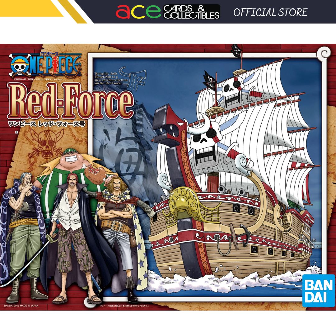 One Piece Plastic Model Kit Red Force-Bandai-Ace Cards &amp; Collectibles