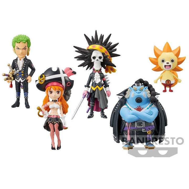One Piece World Collectable Figure 2-Completed Set of 5-Bandai-Ace Cards &amp; Collectibles