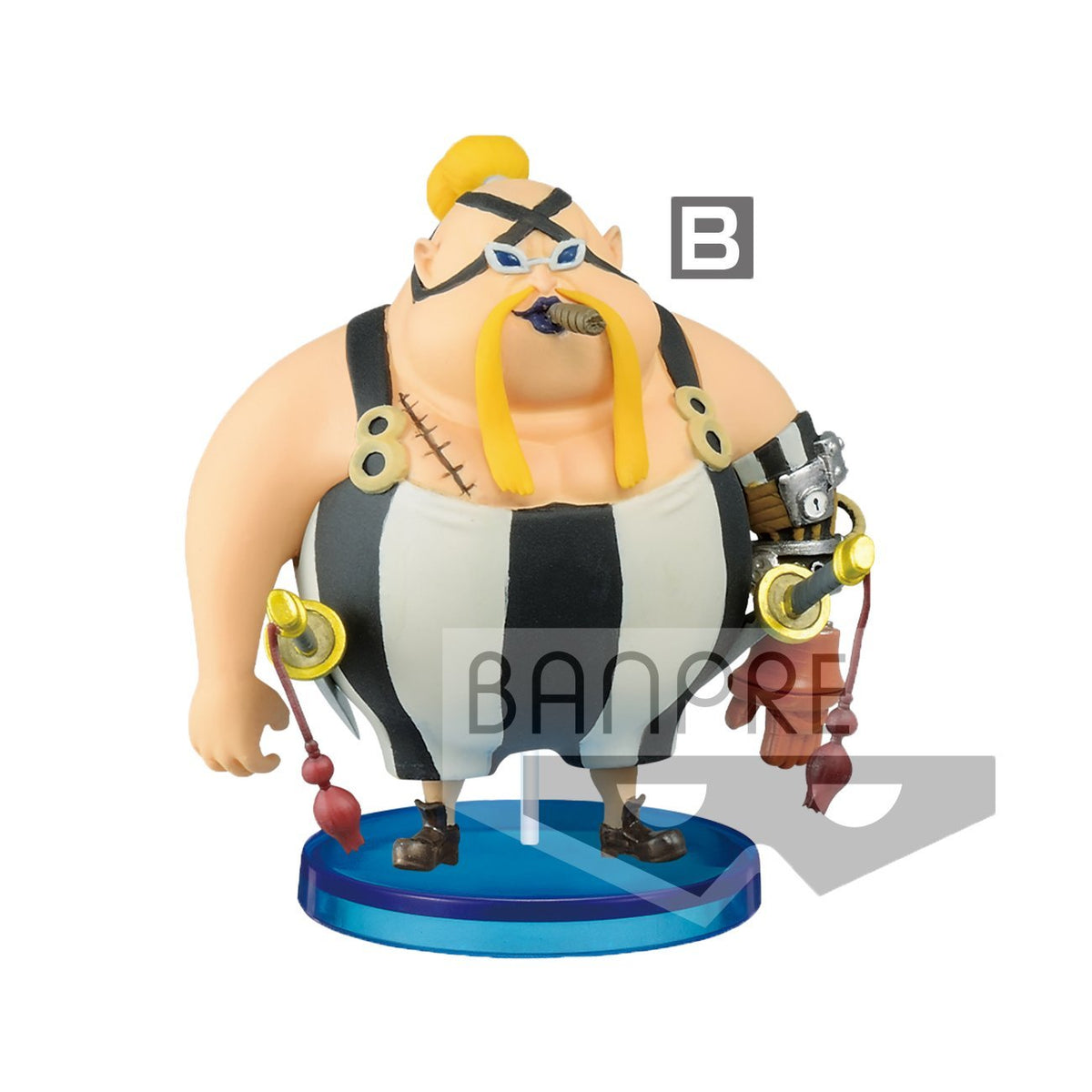 One Piece World Collectable Figure -Beasts Pirates 1-Complete Set of 5-Bandai-Ace Cards & Collectibles