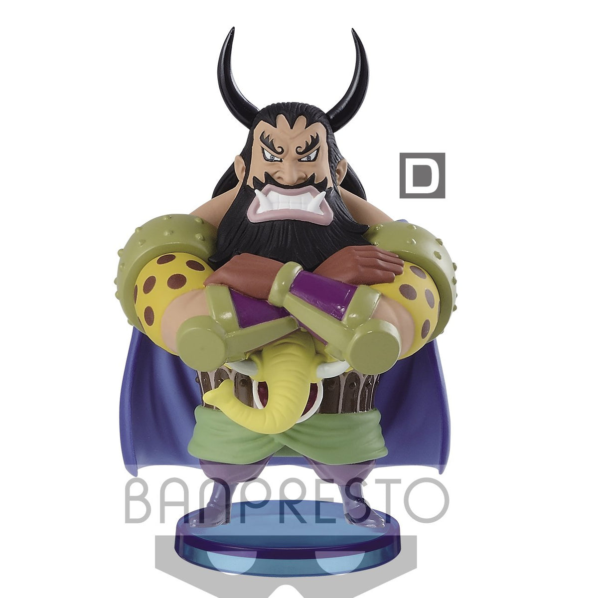 One Piece World Collectable Figure -Beasts Pirates 2-Complete Set of 5-Bandai-Ace Cards & Collectibles